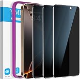 YMHML 3 Pack Compatible for iPhone 16 Pro Max Privacy Screen Protector Tempered Glass, Anti Spy Privacy Screen iPhone 16 Pro Max 6.9 Inch Accessories, Case Friendly Film, Easy Installation Tool