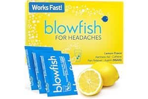 Blowfish for Headaches | New Maximum Strength Effervescent Formula Treats Headaches Fast (1 Pack)