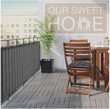 Amazon Com Balcony Deck Privacy Screen Cover Heavy Duty 210