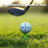 FUZVOL Golf Ball Line Marker 6 Pcs Alignment Kit with 4 Markers 2 Templates view 4