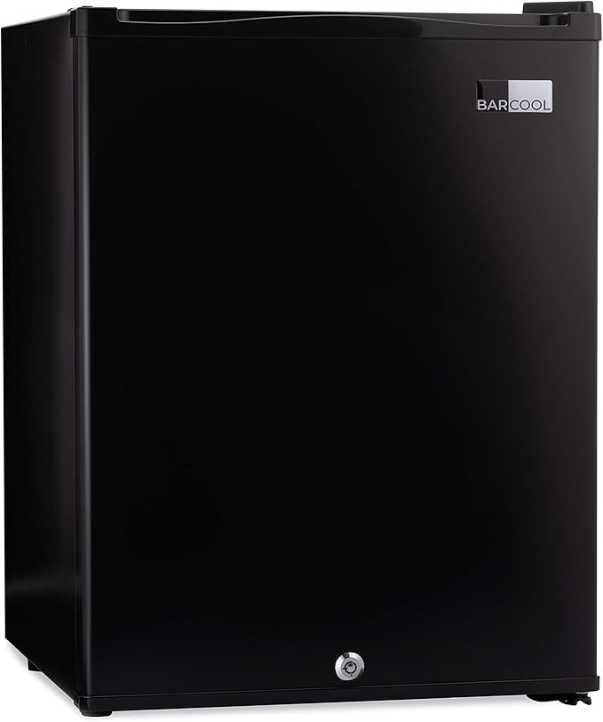 Barcool Bar40 LED Mini Fridge Black 40L Silent Mini Bar Super