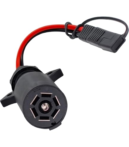 Pinces Crocodiles Avec Câble SAE 10AWG 2ft - Connexion Rapide Pour Chargeur Batterie Voiture/moto - Fusible 15A Intégré, étanche - 9