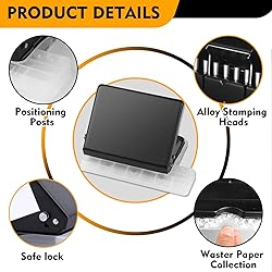 10-Hole Punch Binding Machine for Planners Mini