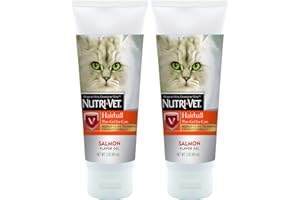 Nutri-Vet Feline Hairball Paw Gel, Salmon 3 oz (pack of 2)