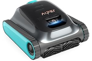 (2024 New) AIPER Scuba S1 Cordless Robotic Pool Cleaner, Wall Climbing Pool Robot Vacuum, WavePath Navigation 2.0 with Periodic Cleaning, Last 150 Minutes for In-ground Pools up to 1600 Sq.ft (Blue)