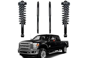 ENZVOIA Front and Rear Struts and Shocks Complete Assembly for 2009-2013 Ford F-150 4WD - Front and Rear Shock Absorber Set Coil Spring Assemblies - 171141/550062, Shocks and Struts Front and Rear