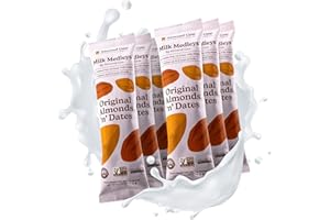 Almond Cow Original Almonds ‘n’ Dates Milk Medleys, Pre-Measured to Make the Perfect Nutty Plant Based Milk, Non Dairy Milk Alternative, Makes Up to 6 Cups of Almond Milk, 175 g, 6 Packs