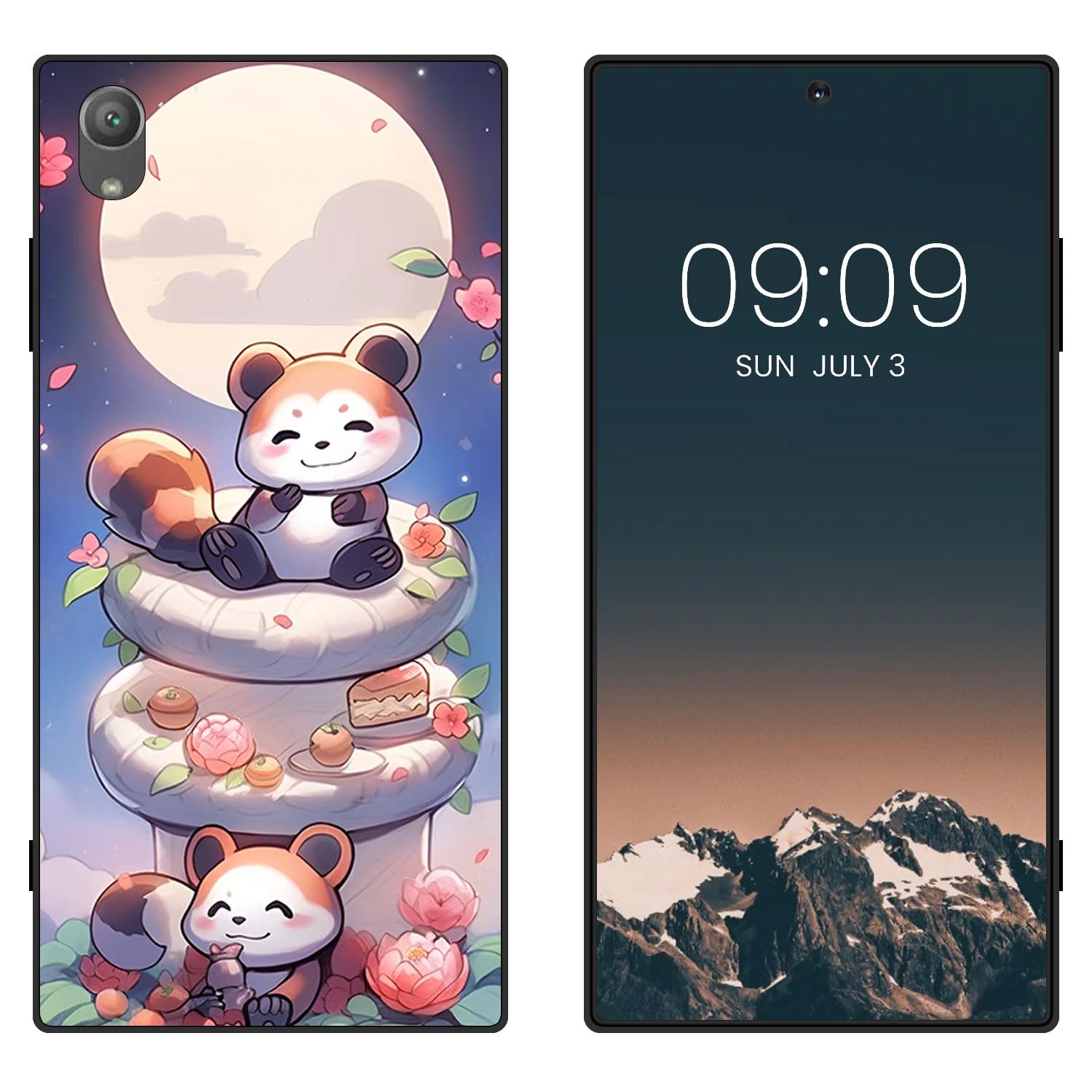 WUACYEAMING for Sony Xperia XA1 Plus Cute Case,Soft
