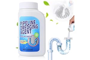 YOUSHEME Pipeline Dredging Agent, 350ml Drain Cleaner,Drain Clog Remover Agent,Powerful Pipe Dredging Agent,Powerful Sink and Drain Cleaner Powder for Kitchen Toilet Quick Cleaning Tool