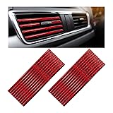 Kewucn 20 PCS Car Air Conditioner Vent Decorative