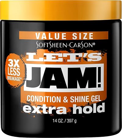 SoftSheen Lets Jam Extra Hold Hair Gel Conditioning Shine 397g 14oz