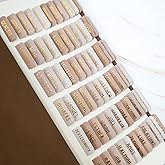 Laminated Bible Tabs, Bible Study Supplies, Large Print Bible Book Tabs for Women and Men, (Gold Foil Embossed Lettering) Bible Labels Index Tabs, Bible Accessories for Easy Navigation (Khaki)