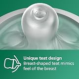 Philips Avent Natural Response Glass Baby Bottle 4oz 120ml Slow Flow Teat view 3