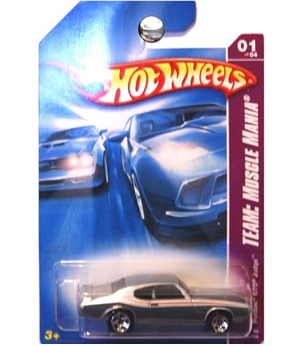 Hot Wheels- '67 Pontiac GTO - Convertible Series 6/10 [red