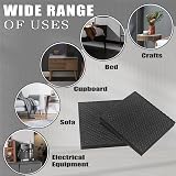 Yelanon Non Slip Furniture Pads 16 pcs Self Adhesive Rubber Feet 2in view 5