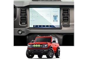 Ruiya Screen Protector for Ford Bronco 12-inch Infotainment System 2021-2025 Bronco Accessories 9HD Tempered Glass Compatible