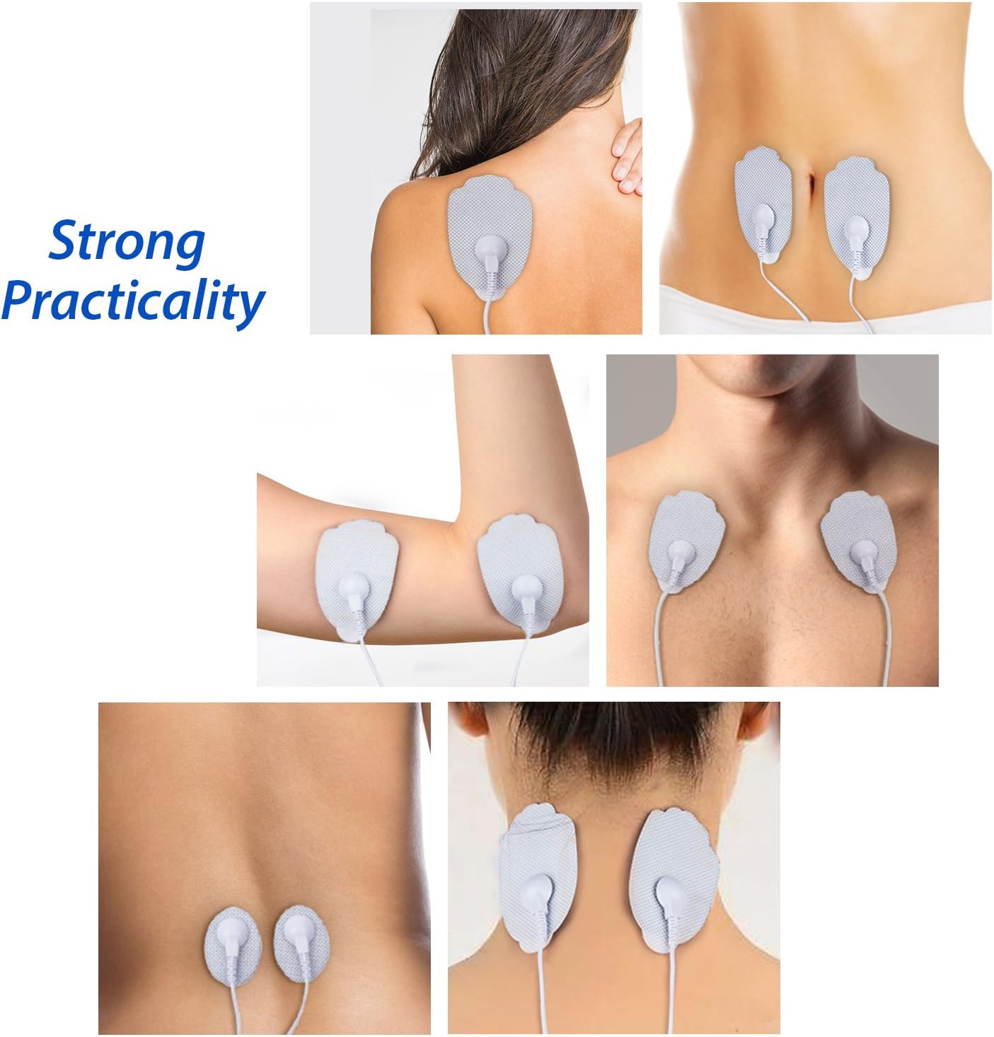 TENS Unit EMS Muscle Stimulator Rechargeable Electronic Pulse Massager Physical Therapy Equipment for Pain Relief: Health & Personal Care