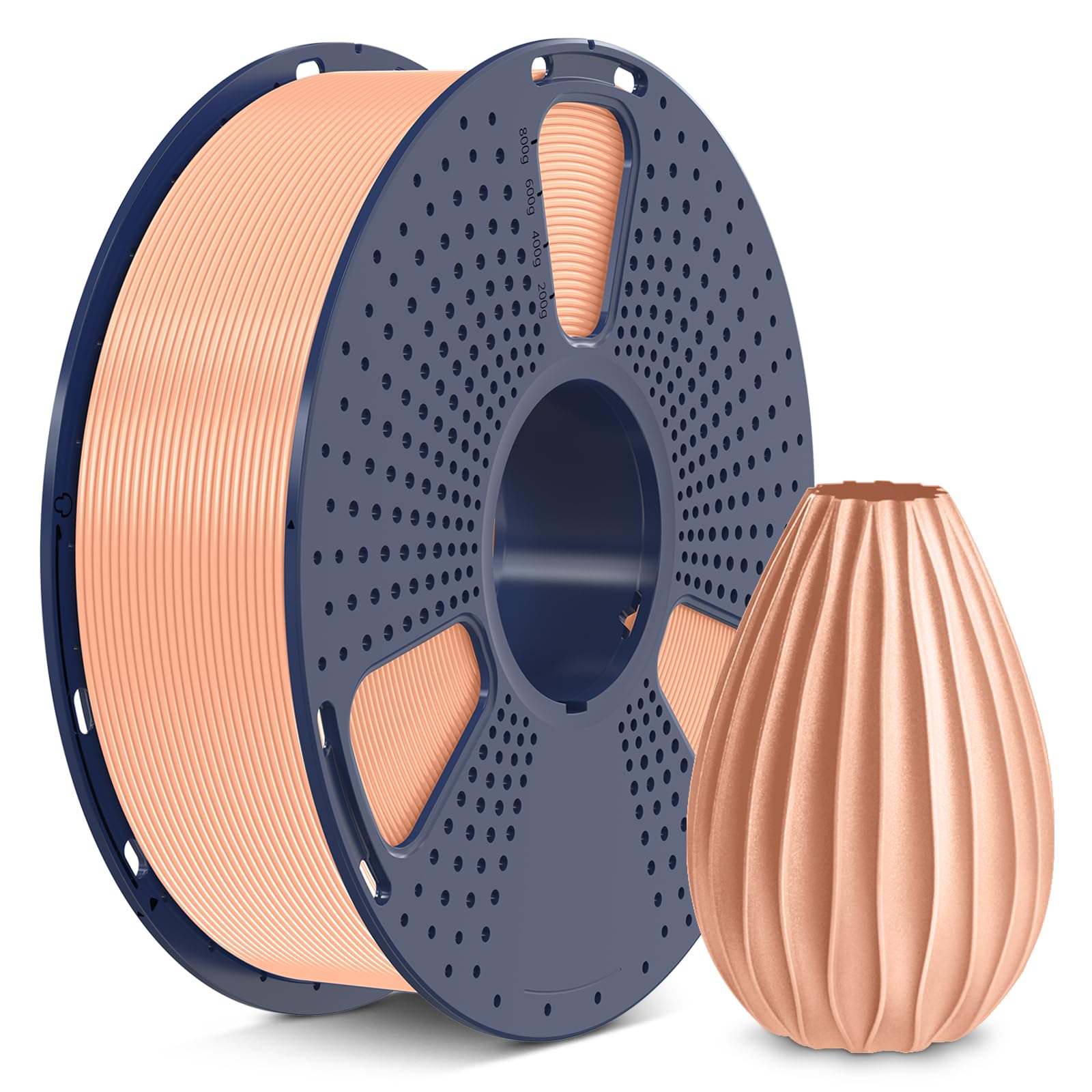 SUNLU PETG 3D Printer Filament, Strong PETG 3D Printer Filament 1.75mm, Neatly Wound 3D Printing Filament Suit for Most FDM 3D Printers, Dimensional Accuracy ±0.02mm, 1KG Spool(2.2LB), Beige