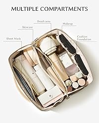 EACHY Personalized Makeup Bag, Travel Cosmetic Bags