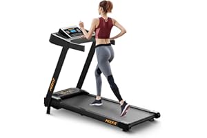AXEFIT Treadmill with Incline, Folding Treadmills for Home, 265 LBS Capacity Portable Incline Treadmill, 2.5HP Low-Noise Treadmills LED Display for Walking Jogging Running