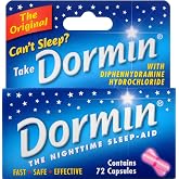 Dormin Nighttime Sleep-Aid - 72 Capsules, Pack of 4
