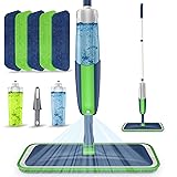 MEXERRIS Spray Wet Mops with 5X Washable Pads for