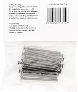 Evoges M3.5 x 50mm Flat Head Machine Screws Black Nickel Pack 20 view 5