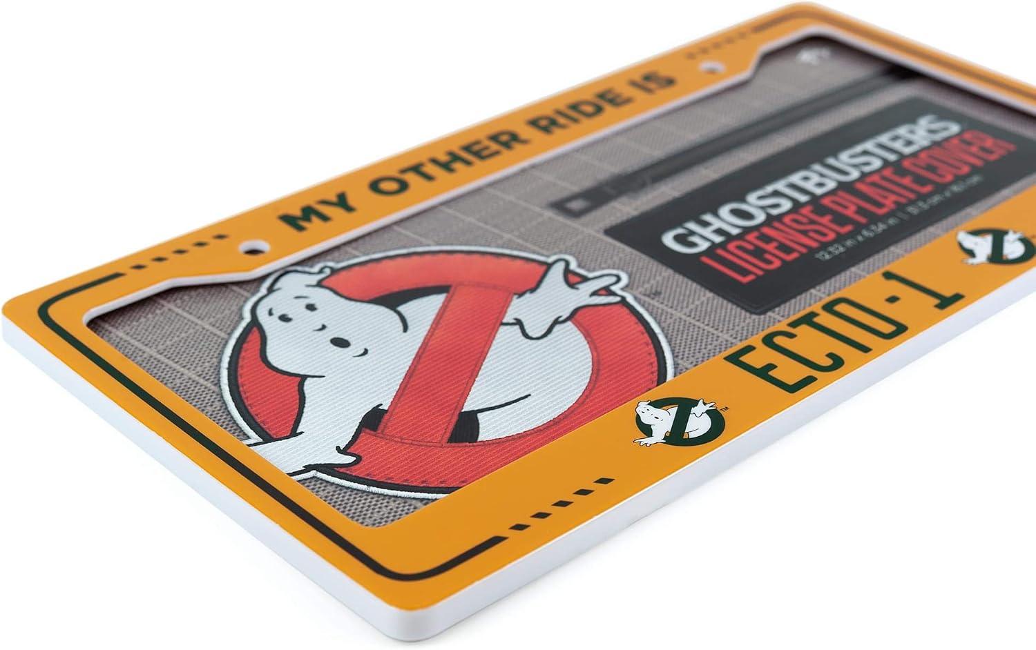 Ghostbusters ECTO-1 License Plate Frame For Cars Collectible, yellow - Image 5
