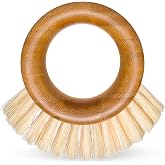 Full Circle The Ring Bamboo Produce Scrub Brush, Removes Dirt from Veggies | BPA-free brush that gently cleans fruits &amp; vegetables, lifting dirt from potatoes, mushrooms &amp; more.