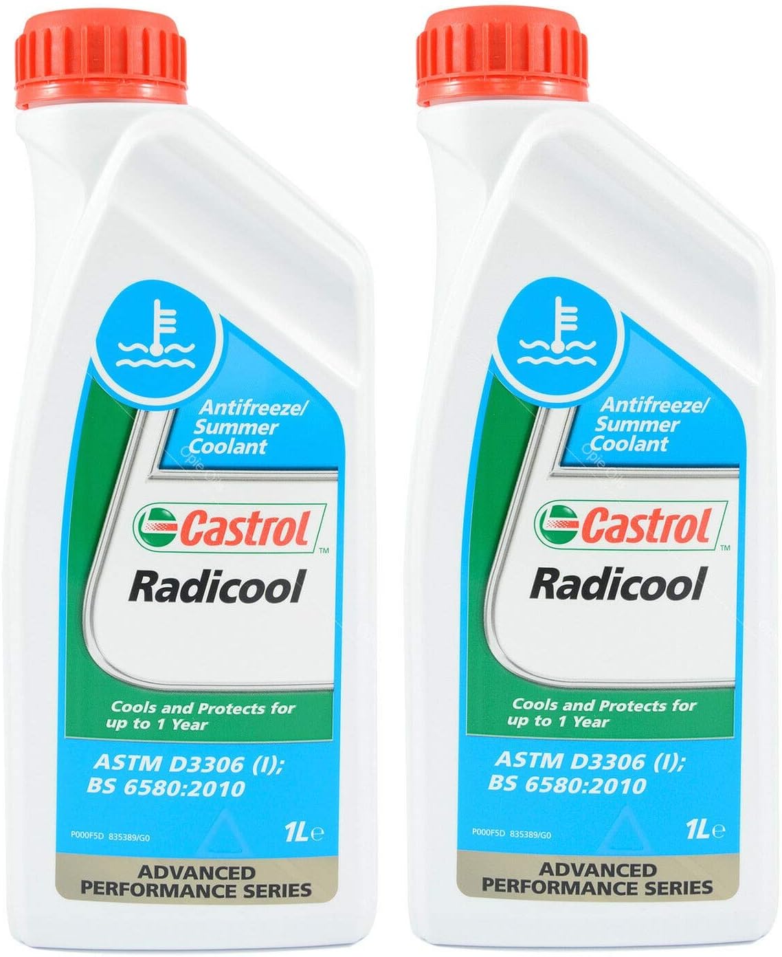 Castrol Radicool Antifreeze Concentrate Coolant Anti Freeze 2 Litres ...