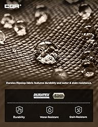 CQR Men's Ripstop Work Pants, Water Resistant