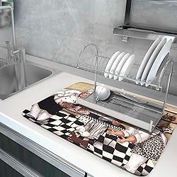 Fat Chef Dish Drying Mat For Kitchen Counter 18x24