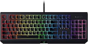Razer BlackWidow Mechanical Gaming Keyboard: Green Mechanical Switches, Tactile &amp; Clicky, Chroma RGB Lighting, Anti-Ghosting, Programmable Macro Functionality