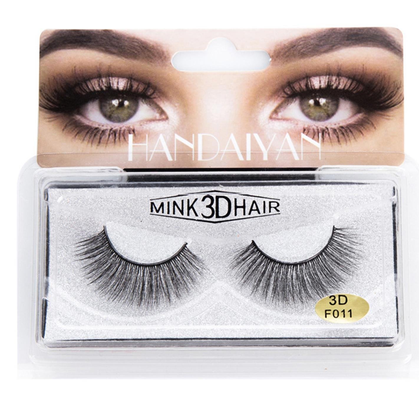Chiak 3D Mink False Eyelash Curling Soft Slender Three-dimensional False Eyelash Costume Makeup