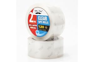 Mr. Pen- Packing Tape, 2Pack, 2in Wide, 60 Yards, 1.9mil, No Smell, Shipping Tape, Packaging Tape Rolls, Clear Box Tape, Mailing/Moving Tape, Packing Tape Refill