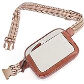 CLUCI Belt Bag for Women, Mini Everywhere Crossbody Waist Bag Adjustable Strap, Vegan Leather Women's Fanny Pack