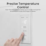 Hisense Tall Freestanding Freezer 240 L LED Display Stainless view 7