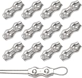 Rybtd M4 Duplex Wire Rope Grips 12 PCS 304 Stainless Steel Clamp for 3mm Wire view 1