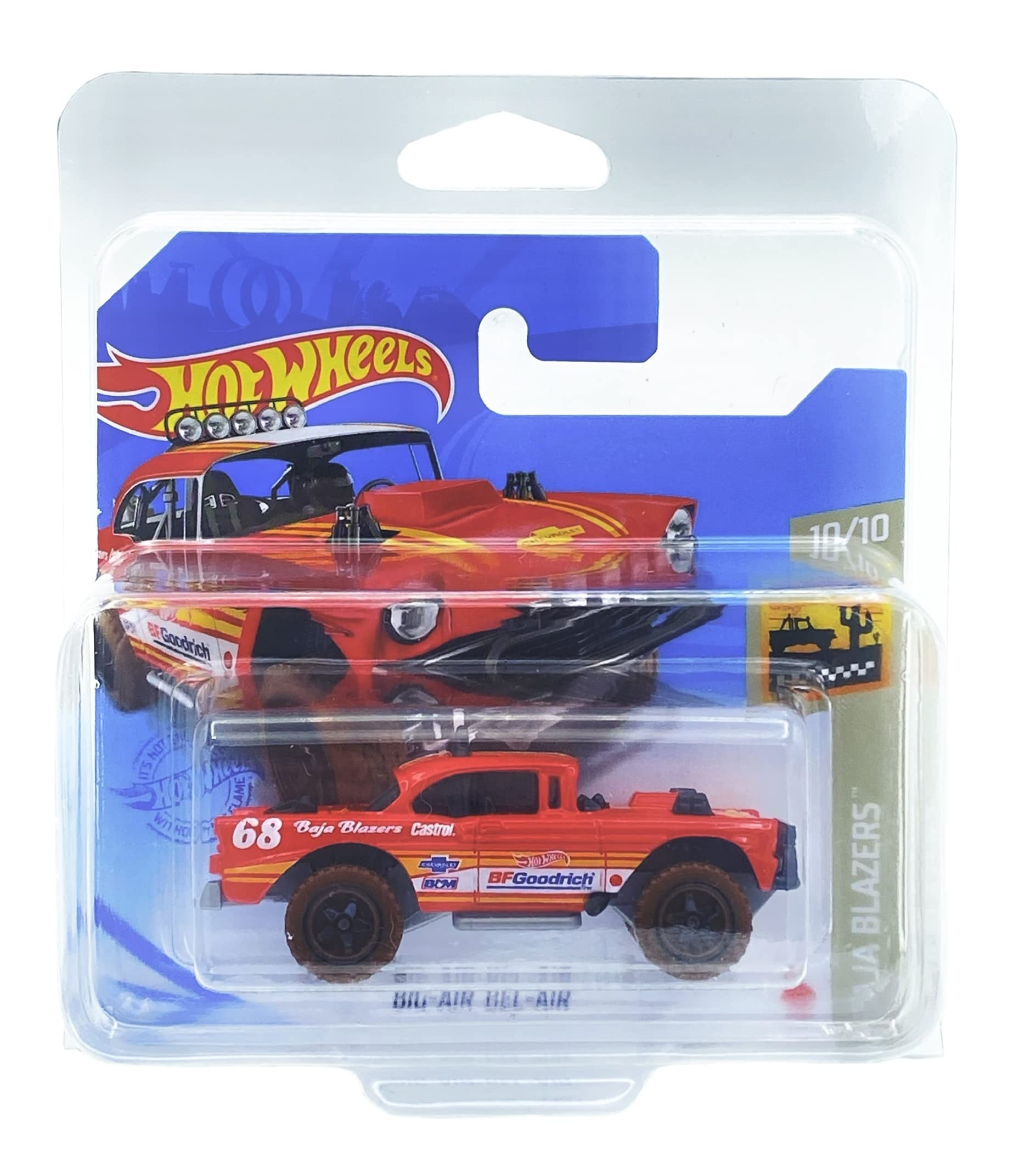Hot Wheels Big-Air Bell-Air (Red) 10/10 Baja Blazers 2021 - 130/250 (Short Card) *** COMES IN A KLAS CAR KEEPER PROTECTIVE COLLECTORS CASE *** GRX71