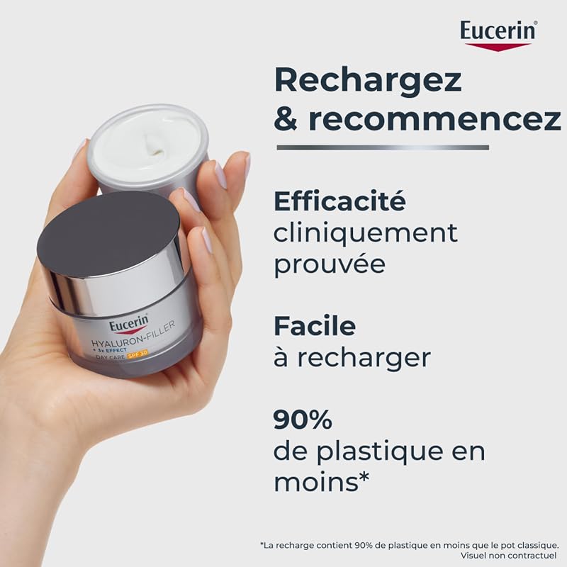 Hyaluron-Filler +3xEffect Soin de Jour SPF30, Crème Anti-âge, 50 ml