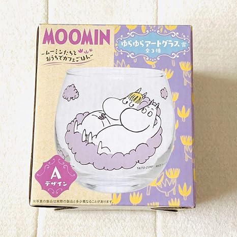 Amazon Co Jp ムーミンたちとおうちでカフェごはん ムーミン タイトーくじ 一番くじ ゆらゆらアートグラス賞 グラス Aデザイン ホビー 通販