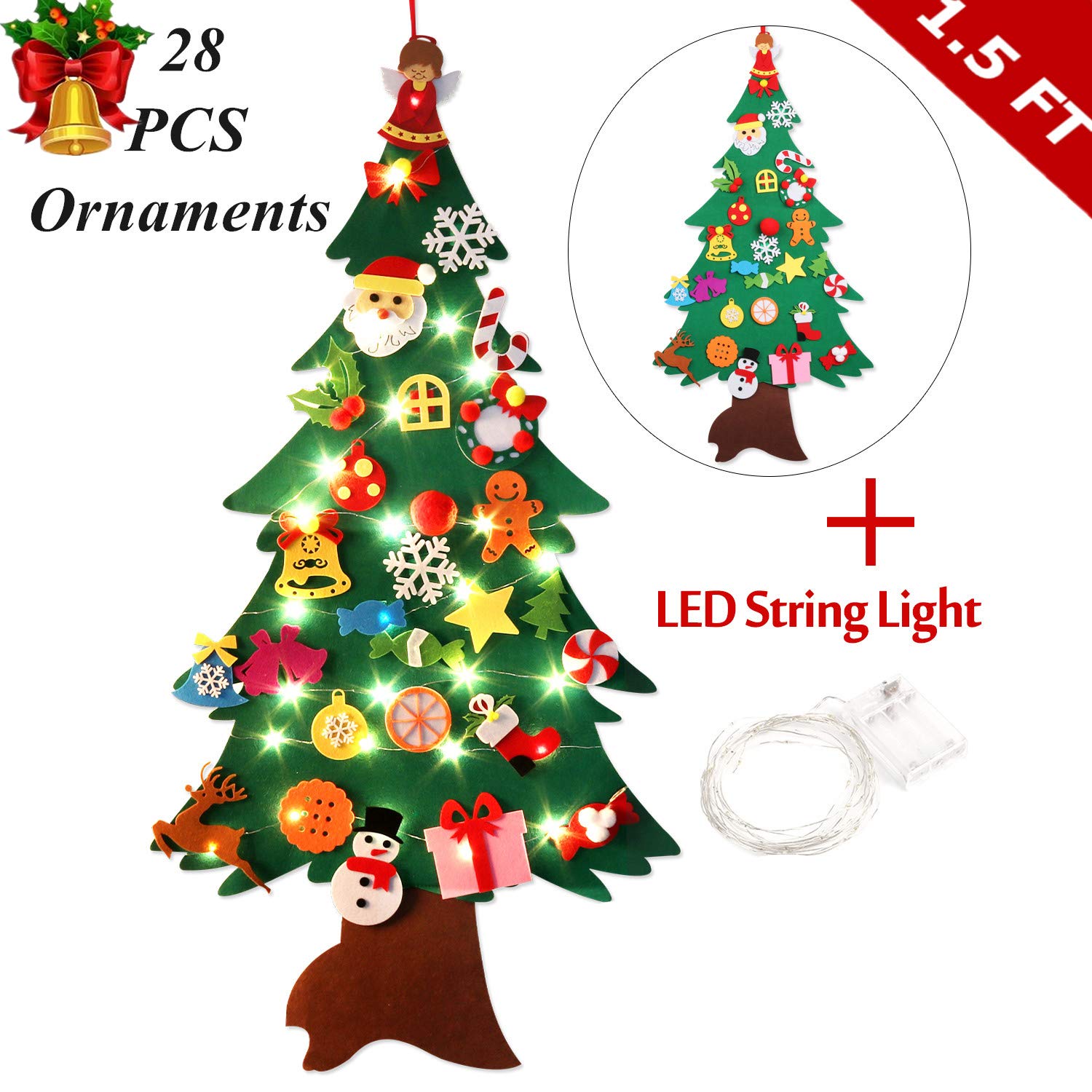 Legendog Diy Felt Christmas Tree Set Fe Buy Online In China At Desertcart