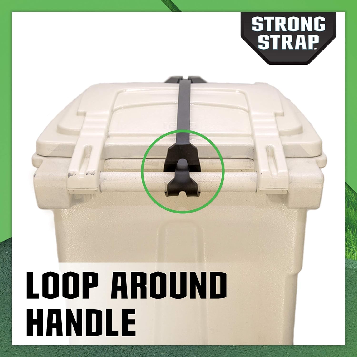 Strong Strap - Universal Garbage Can Lid Lock Utility Strap: Industrial & Scientific