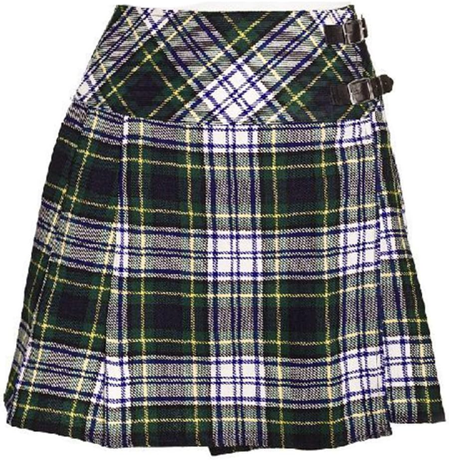 Scotland Kilt Co Ladies Billie Kilt Tartan Skirt 16 inch Length Scottish New