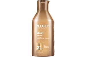 Redken All Soft Shampoo, For Dry/Brittle Hair, Moisturizes & Provides Intense Softness and Shine, With Argan Oil