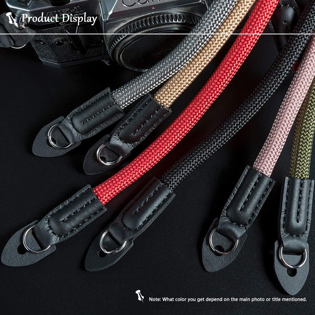 VKO Vintage Camera Neck Strap,Nylon Rope Camera Shoulder Straps for Photographers Film DSLR Grey, 100 - Image 3
