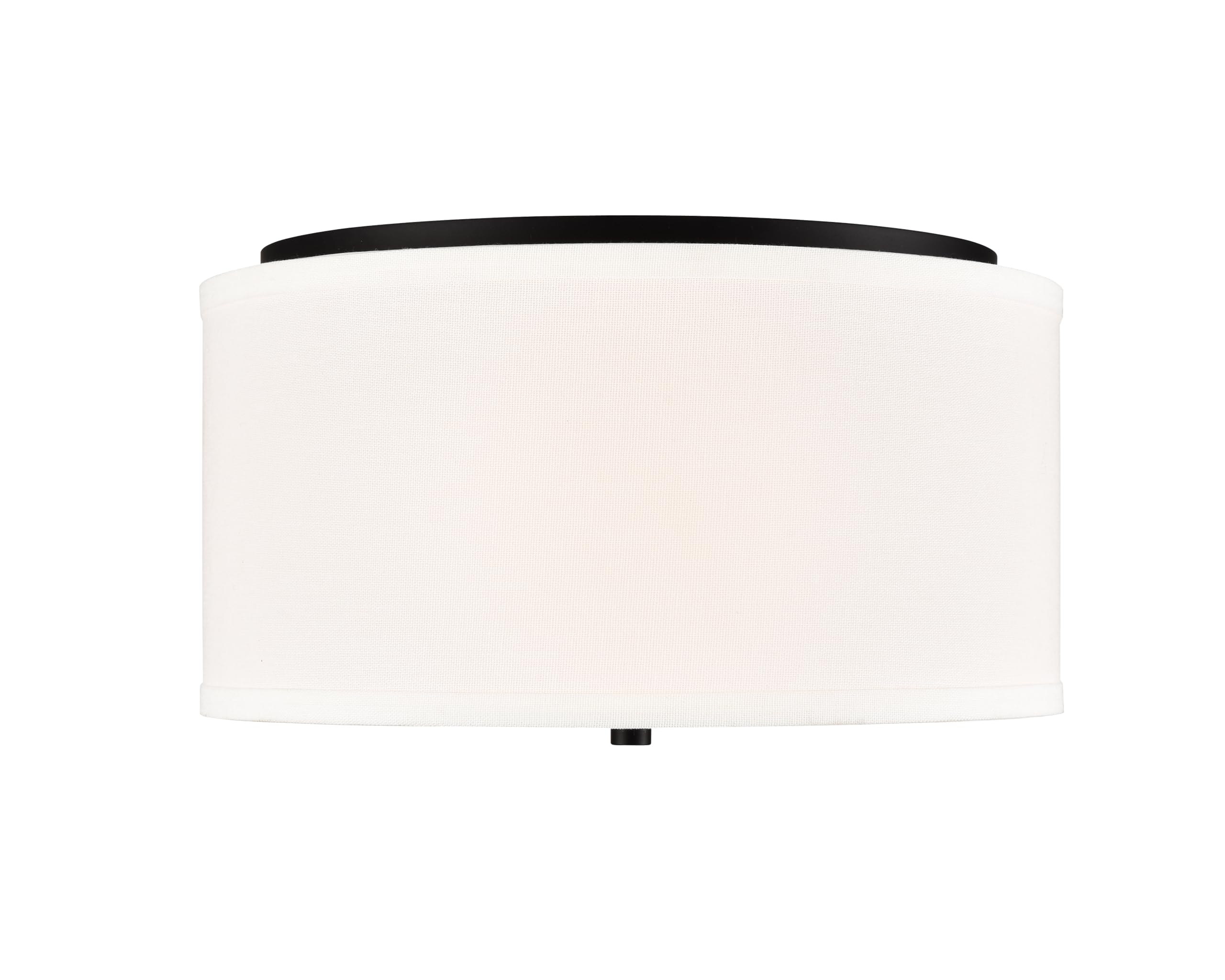 Photo 1 of ML Lighting 41002-MB Guyten 13" Wide 2-Light Flushmount - Matte Black