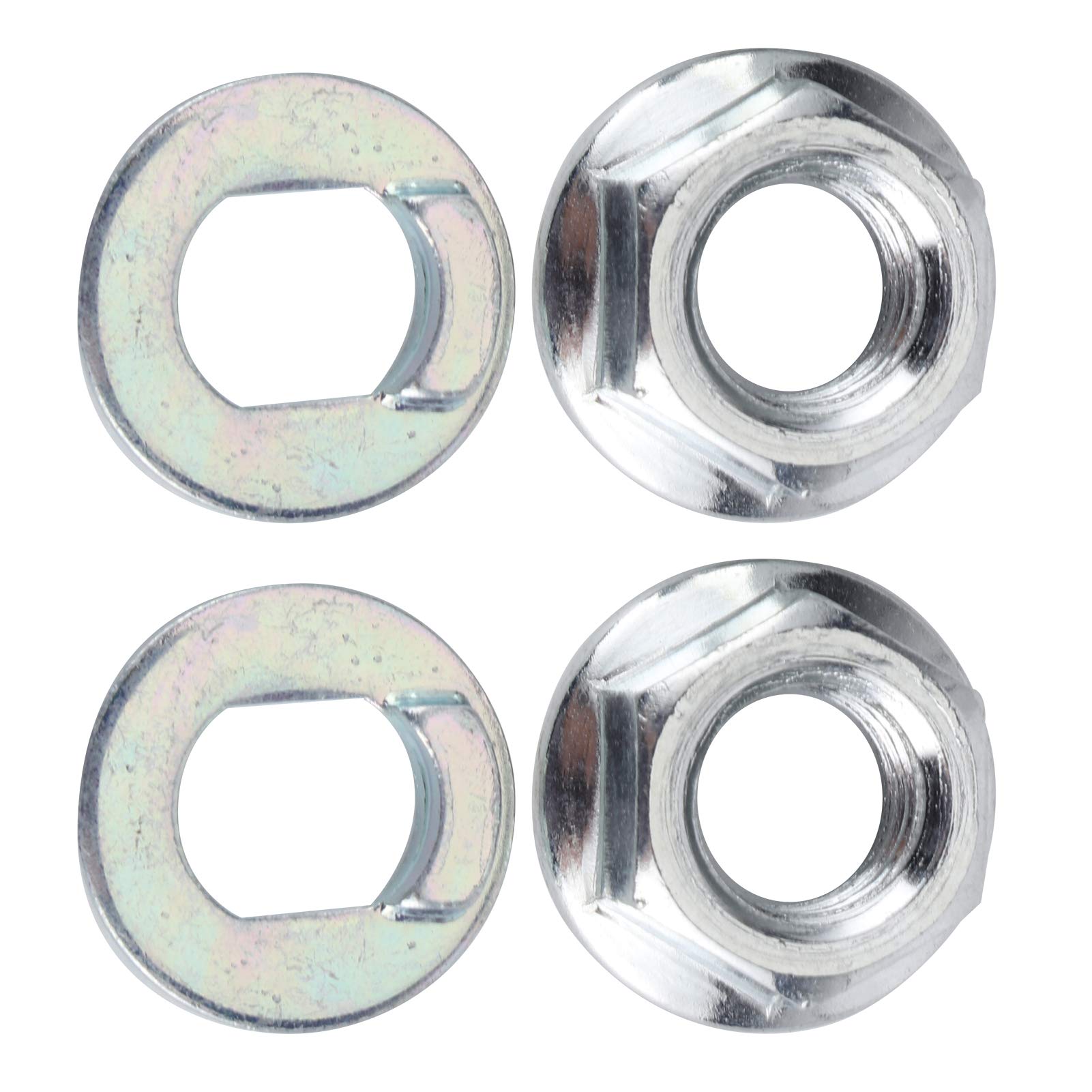 Motor Wheel Nuts Screw,Tbest Reidelectricscooterparts Wheel Axle Nut Carrera Impel Is1 Electric Scooter Nuts Skateboarding Electric Scooter Front Motor Wheel Steel Alloy Nuts for M365 PRO