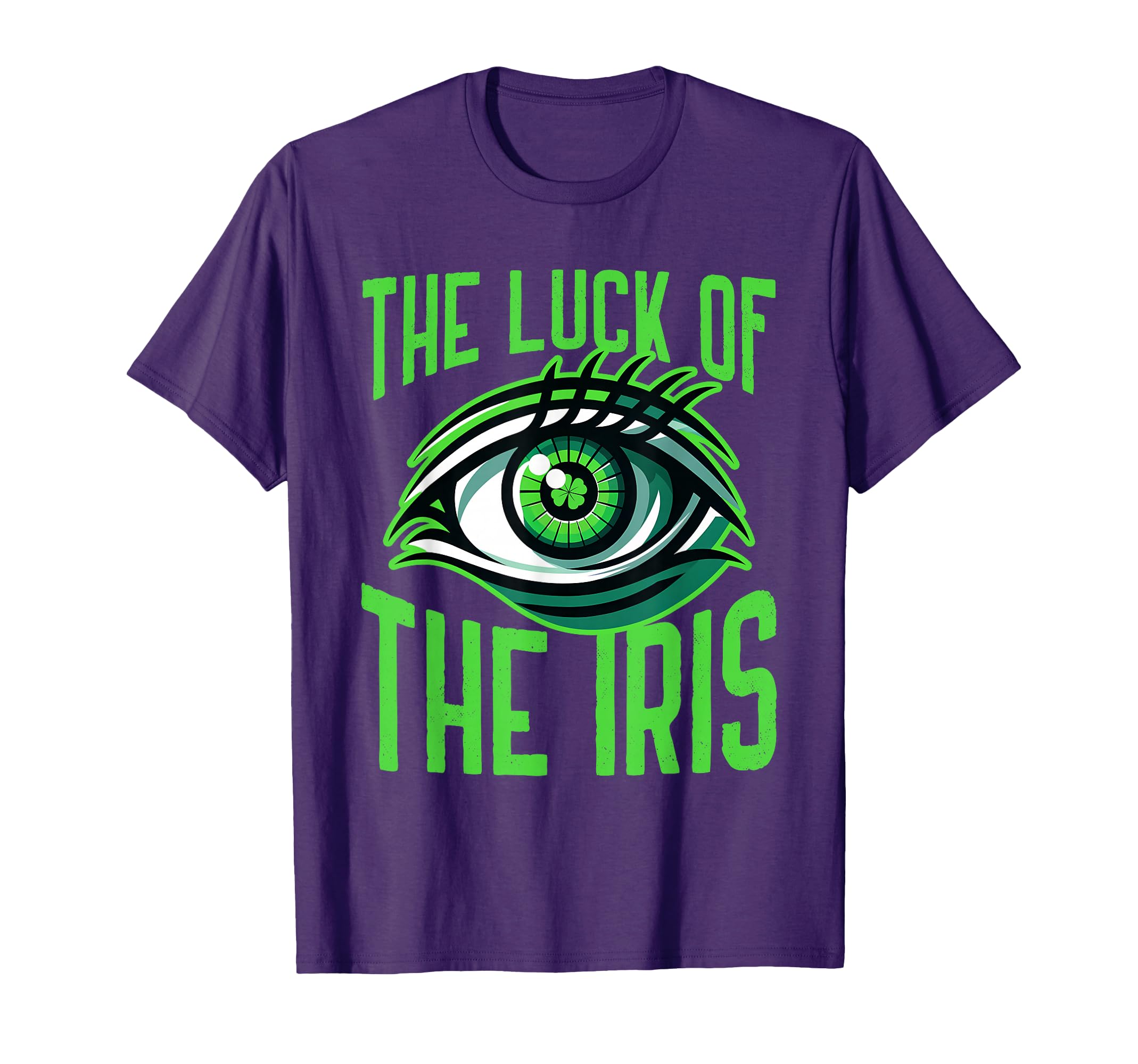 Photo 1 of *BLACK SHIRT* Optometry St Patricks Day Optometrist Optician Luck Iris T-Shirt - XL