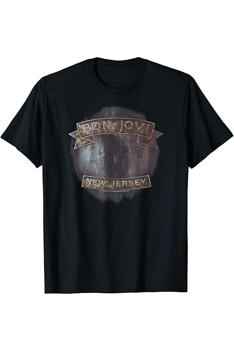 Amazon.com: Bon Jovi 1987 T-Shirt 